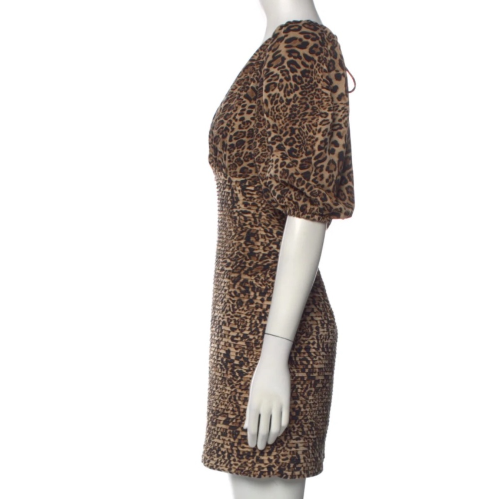 Ronny Kobo - Animal Print Mini Dress - Sz M - Picture 2 of 3